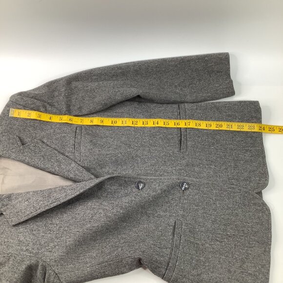 Vintage Wool Blazer ah! Austin Hill Womens Gray Jacket Size 10 Office Acadamia - Picture 7 of 10